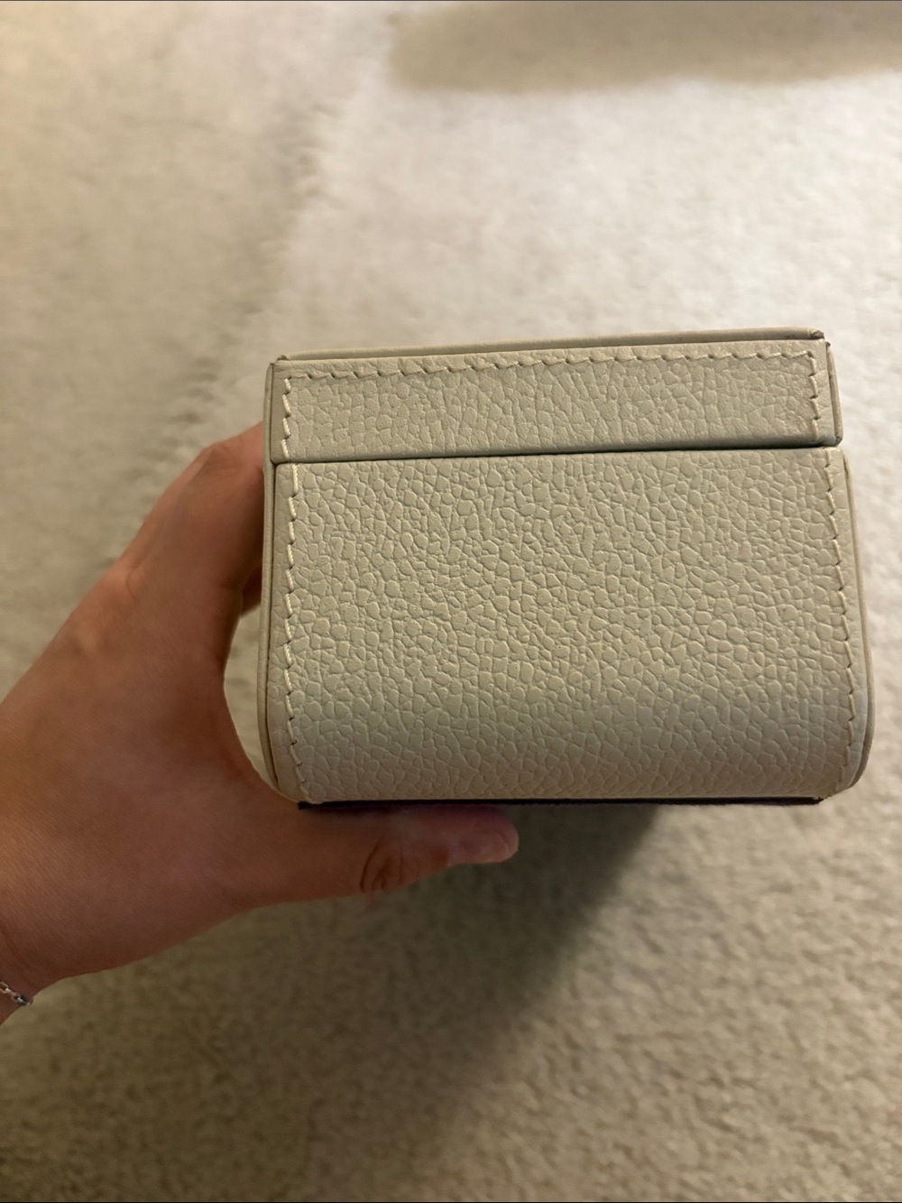 Pottery Barn Cream Jewelry Box - Picture 7 of 12